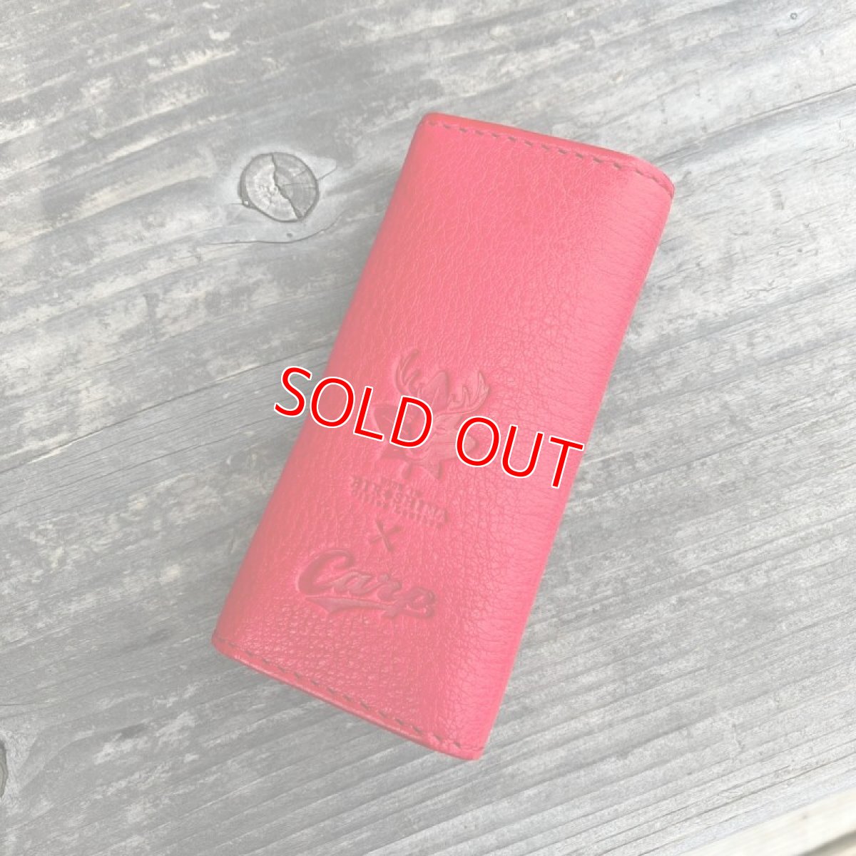 画像3: 【広島ジビエレザー×カープ】ジビエ鹿革キーケース★3連ミニサイズ　 (3)