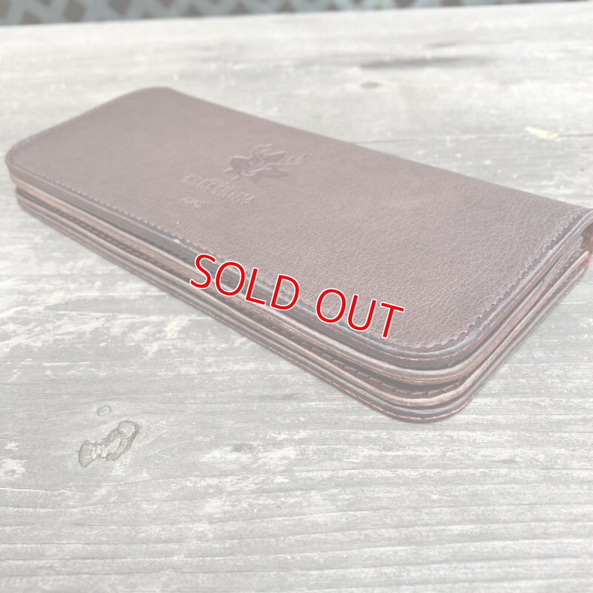 画像8: 鹿革＆牛革スタンダード長財布★気持ち良いさわり心地?　ダークブラウン　【広島ジビエレザー】 (8)