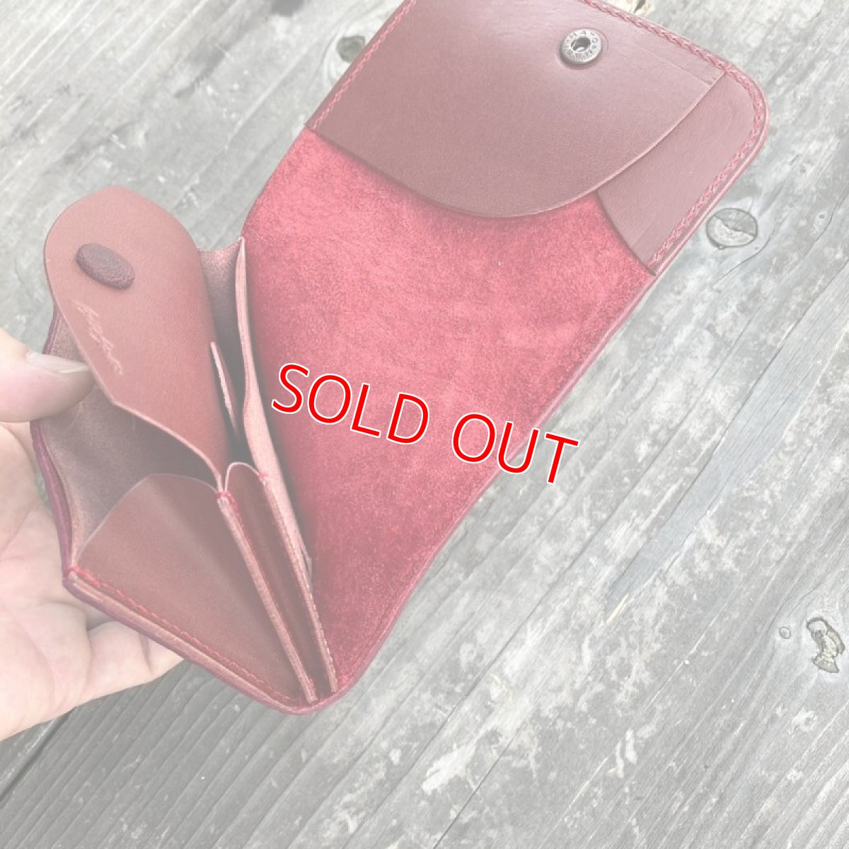 画像4: 象革バージョン登場☆カードが飛び出す☆コンパクトにオールインワンミニウォレット (4)