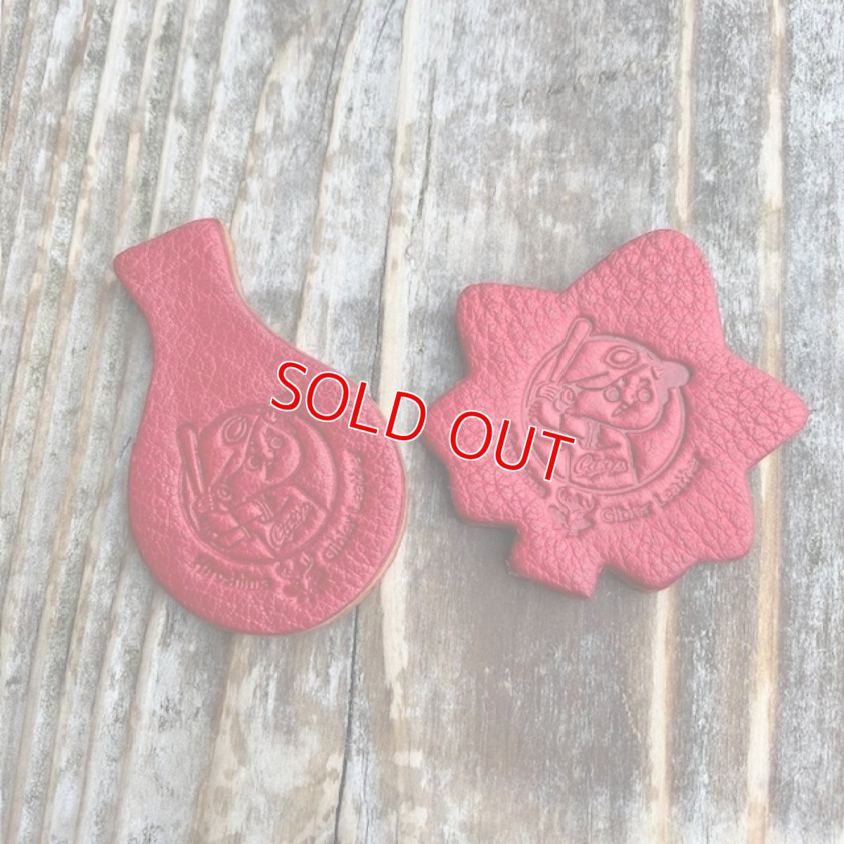 画像5: 【広島ジビエレザー×カープ】東広島産鹿革使用☆革のマグネット広島セット　カープ坊や　カープレッド (5)