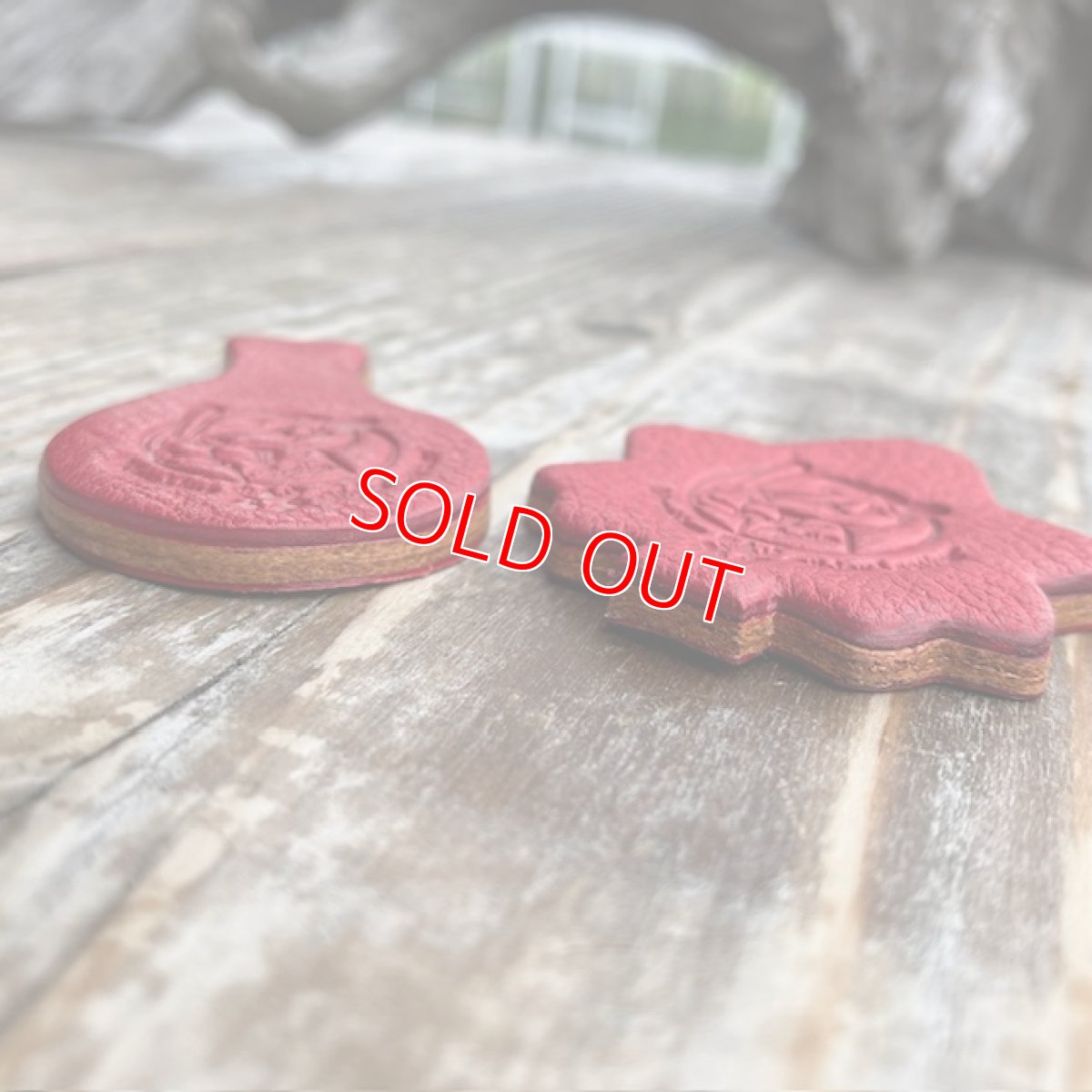 画像6: 【広島ジビエレザー×カープ】東広島産鹿革使用☆革のマグネット広島セット　カープ坊や　カープレッド (6)