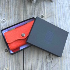 画像9: 広島ジビエレザー×ドラゴンフライズコラボグッズ 鹿革キーケース カードも収納OK!大きめサイズで収納◎ イニシャル刻印対応 (9)