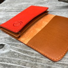 画像4: 広島ジビエレザー×ドラゴンフライズコラボグッズ 鹿革名刺入れ 初対面でも印象に残る イニシャル刻印対応 (4)