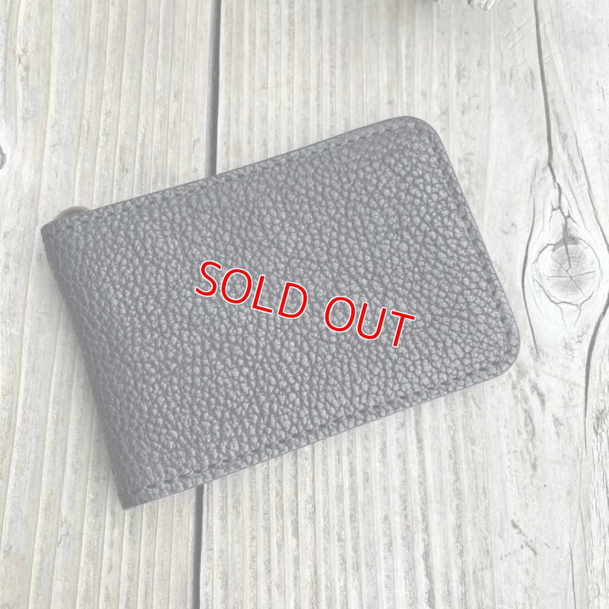 画像2: O様　専用お手続ページ　ヒグマ革二つ折りパスケース　オーダー品 (2)