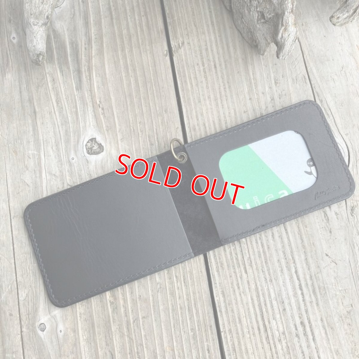 画像3: O様　専用お手続ページ　ヒグマ革二つ折りパスケース　オーダー品 (3)