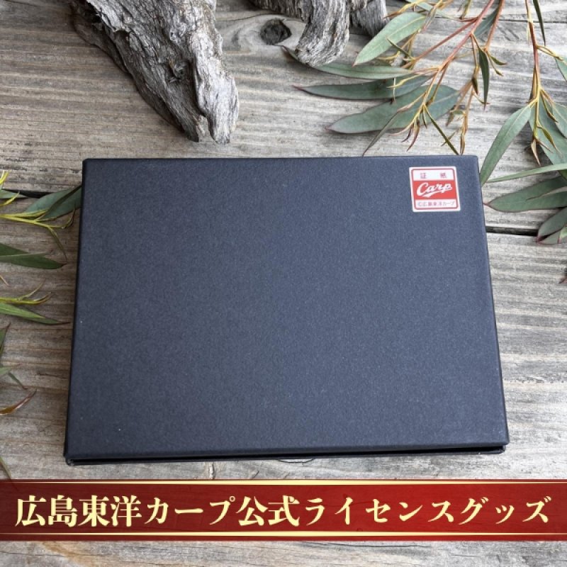 広島ジビエレザー カープ公式ライセンス ミニ財布｜鹿革 ラウンド