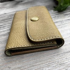 画像7: 【現品限り・20％OFF】鹿革 キーケース 5連 ピスタチオカラー アウトレット 廃盤 長期展示品 日本製 (7)
