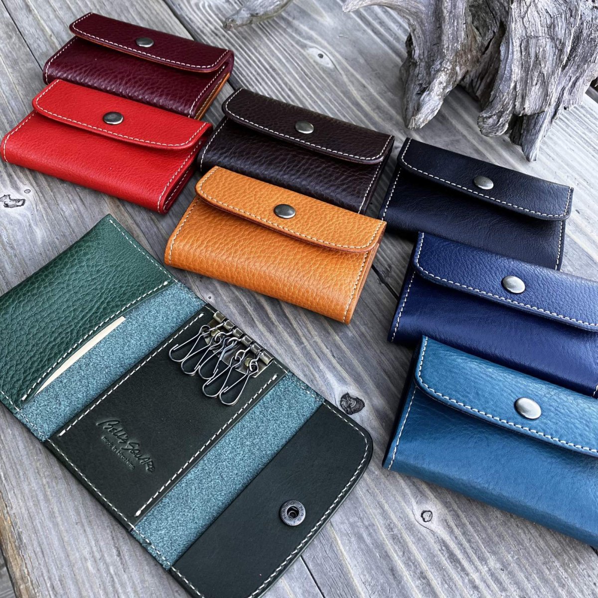 画像3: 上質なシュリンクレザーが手元を彩る、シンプルで機能的なキーケース (3)