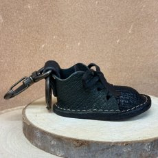 画像3: 　【猛獣のスニーカー】ミニスニーカーチャーム　ブラック×ダークグリーン系　No.9 (3)