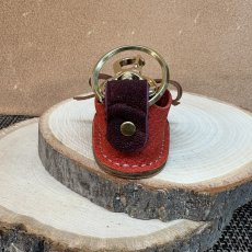 画像4: 　【猛獣のスニーカー】ミニスニーカーチャーム　ワイン×レッド系　No.12 (4)