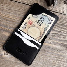 画像3: 【現品販売】千葉県産キョンレザーのミニマム財布｜職人仕立ての一点もの (3)