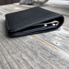 画像8: 【現品販売】千葉県産キョンレザーのミニマム財布｜職人仕立ての一点もの (8)