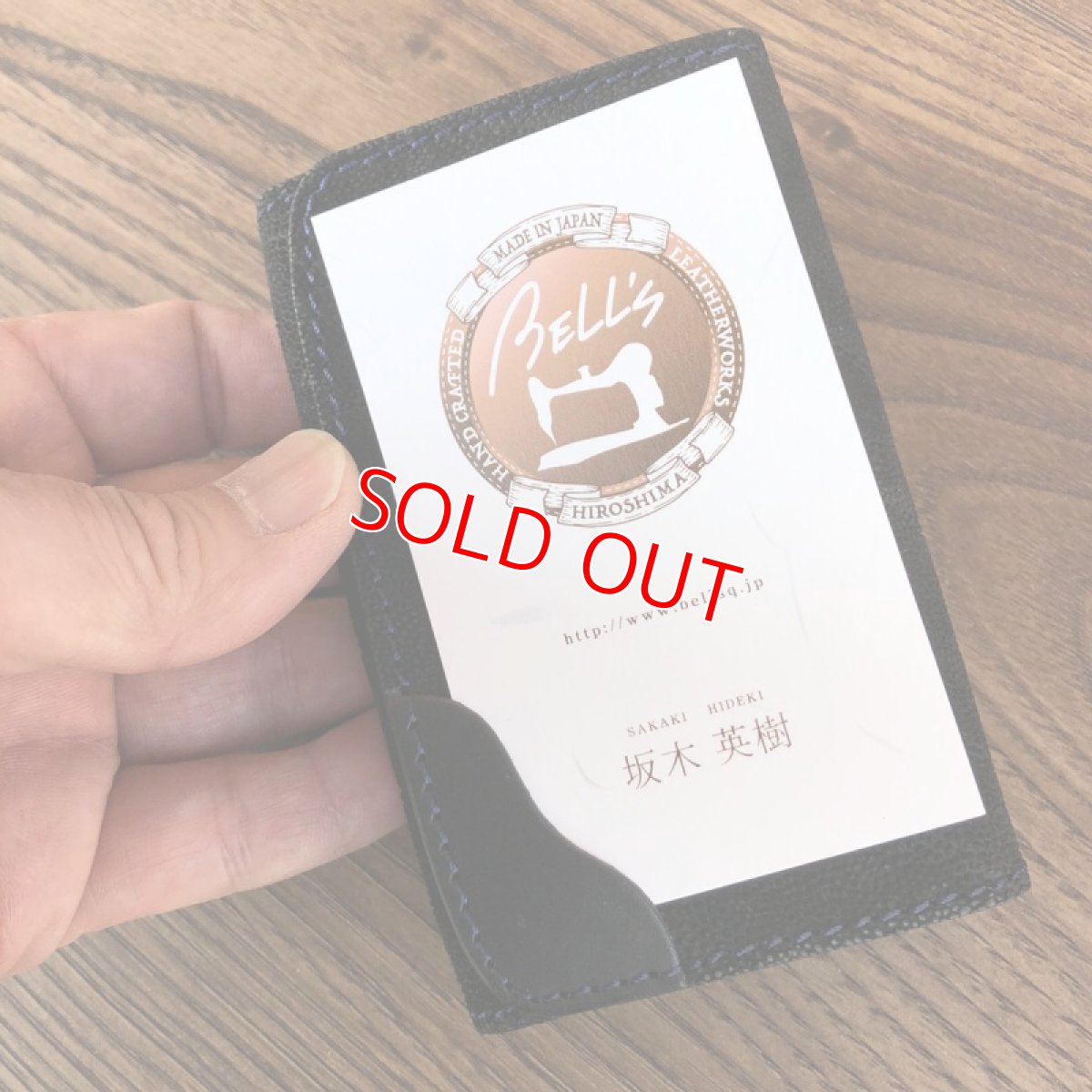 画像3: 【限定販売】象革名刺入れ&カードケース★いただいた名刺を落とさない (3)