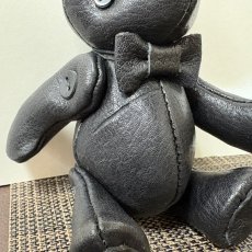 画像7: 【ジビエレザー鹿革】のベルベア★マイスターの手作り「ベルズベア」兵庫オールブラック　 写真の1点販売です (7)