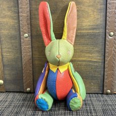 画像1: 【ジビエレザー鹿革】のベルラビ★マイスターの手作り「ベルズラビット」スペシャルカラフル　 写真の1点販売です (1)