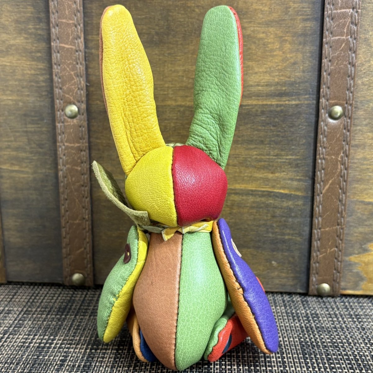 画像2: 【ジビエレザー鹿革】のベルラビ★マイスターの手作り「ベルズラビット」スペシャルカラフル　 写真の1点販売です (2)