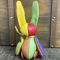 画像2: 【ジビエレザー鹿革】のベルラビ★マイスターの手作り「ベルズラビット」スペシャルカラフル　 写真の1点販売です (2)