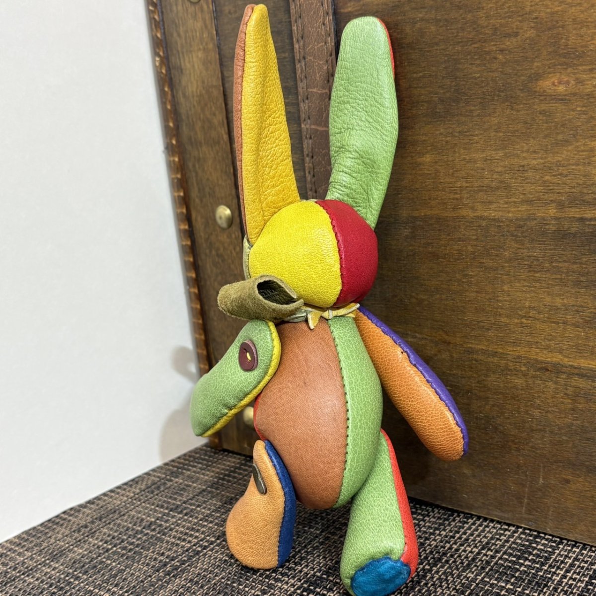 画像6: 【ジビエレザー鹿革】のベルラビ★マイスターの手作り「ベルズラビット」スペシャルカラフル　 写真の1点販売です (6)
