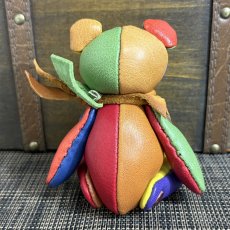 画像2: 【ジビエレザー鹿革】のベルベア★マイスターの手作り「ベルズベア」スペシャルカラフル　 写真の1点販売です (2)