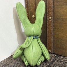 画像2: 【ジビエレザー鹿革】のベルラビ★マイスターの手作り「ベルズラビット」若葉もみじ　 写真の1点販売です (2)