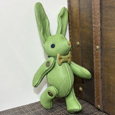 画像4: 【ジビエレザー鹿革】のベルラビ★マイスターの手作り「ベルズラビット」若葉もみじ　 写真の1点販売です (4)