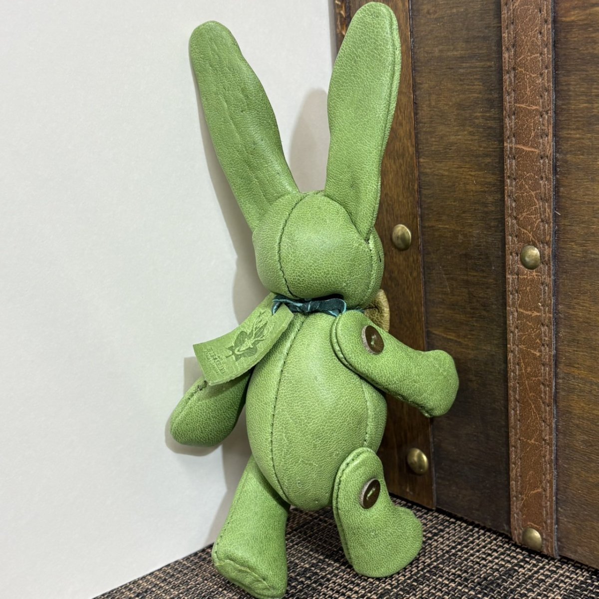 画像6: 【ジビエレザー鹿革】のベルラビ★マイスターの手作り「ベルズラビット」若葉もみじ　 写真の1点販売です (6)