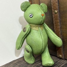 画像3: 【ジビエレザー鹿革】のベルベア★マイスターの手作り「ベルズベア」若葉もみじ　 写真の1点販売です (3)