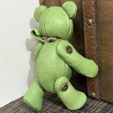 画像5: 【ジビエレザー鹿革】のベルベア★マイスターの手作り「ベルズベア」若葉もみじ　 写真の1点販売です (5)