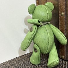 画像6: 【ジビエレザー鹿革】のベルベア★マイスターの手作り「ベルズベア」若葉もみじ　 写真の1点販売です (6)