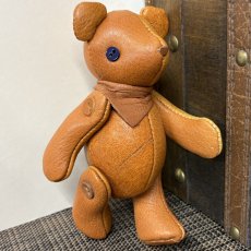 画像4: 【ジビエレザー鹿革】のベルベア★マイスターの手作り「ベルズベア」ワイルドキャメルミックス　 写真の1点販売です (4)