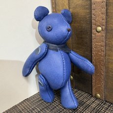 画像3: 【ジビエレザー鹿革】のベルベア★マイスターの手作り「ベルズベア」瀬戸内マリン　 写真の1点販売です (3)