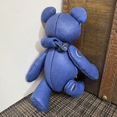 画像5: 【ジビエレザー鹿革】のベルベア★マイスターの手作り「ベルズベア」瀬戸内マリン　 写真の1点販売です (5)