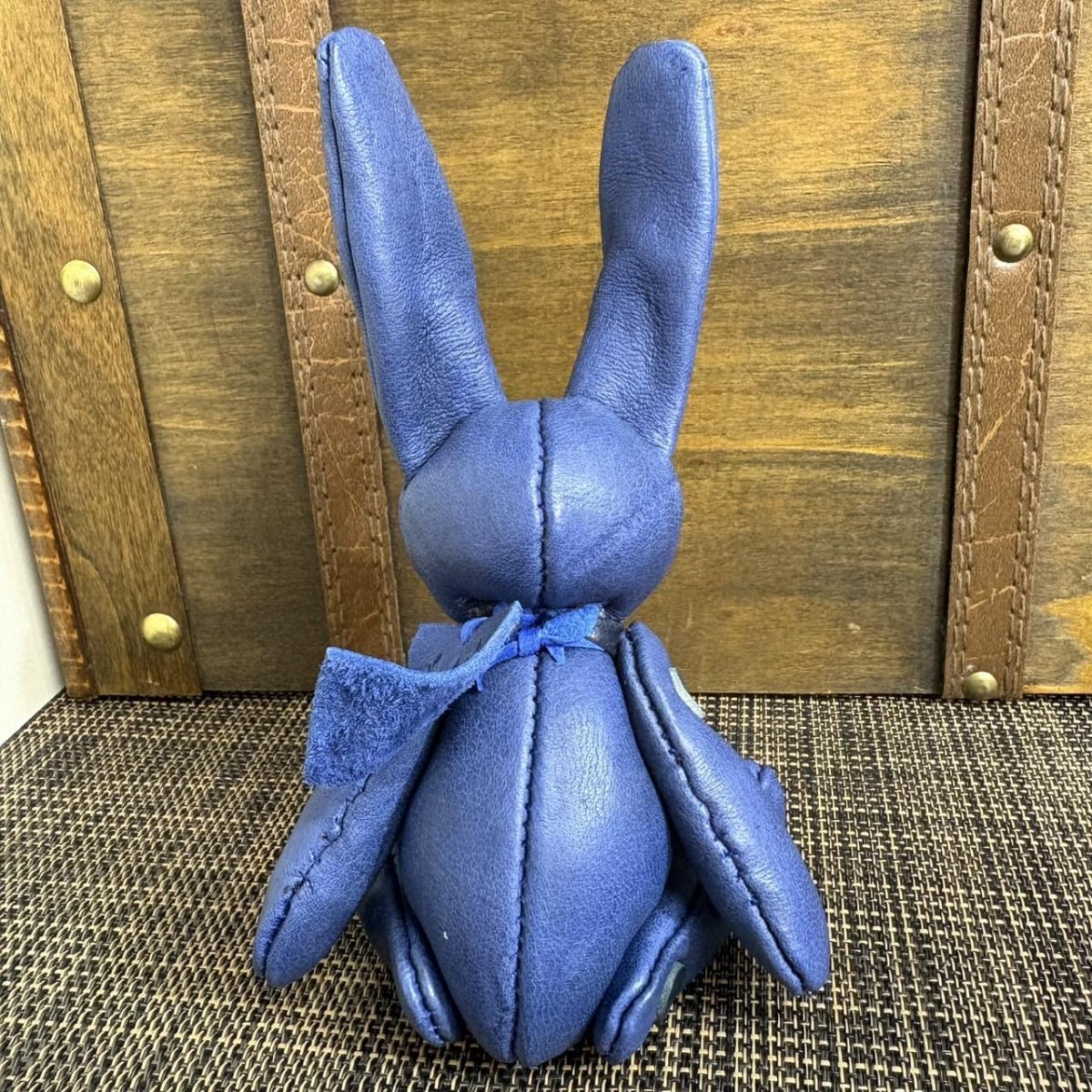 画像2: 【ジビエレザー鹿革】のベルラビ★マイスターの手作り「ベルズラビット」瀬戸内マリン　 写真の1点販売です (2)