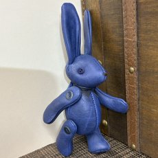 画像3: 【ジビエレザー鹿革】のベルラビ★マイスターの手作り「ベルズラビット」瀬戸内マリン　 写真の1点販売です (3)