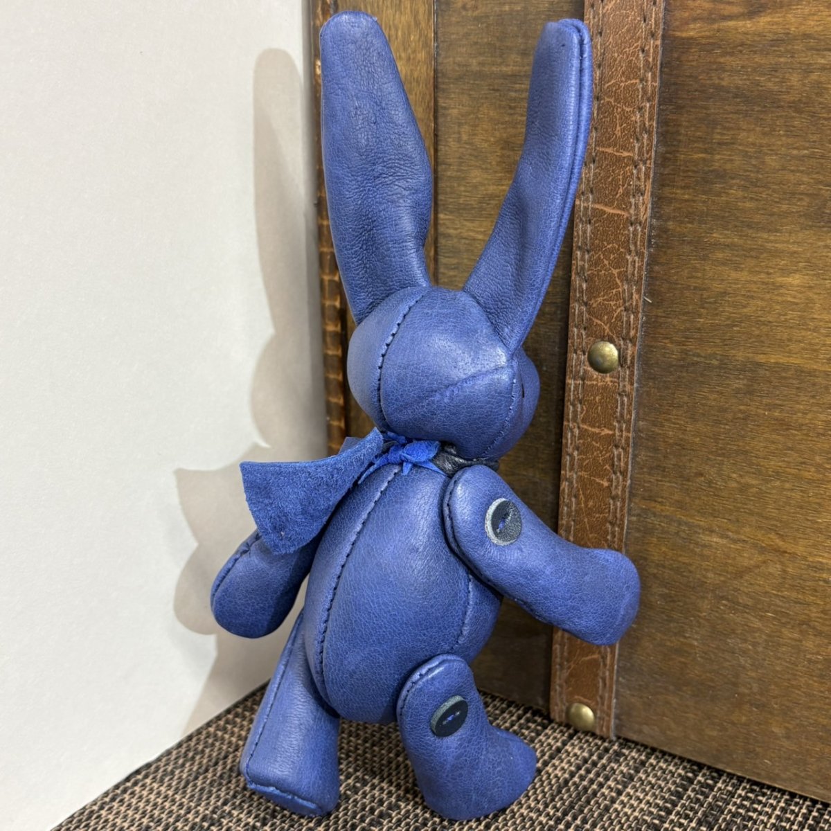 画像5: 【ジビエレザー鹿革】のベルラビ★マイスターの手作り「ベルズラビット」瀬戸内マリン　 写真の1点販売です (5)