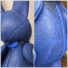 画像7: 【ジビエレザー鹿革】のベルラビ★マイスターの手作り「ベルズラビット」瀬戸内マリン　 写真の1点販売です (7)