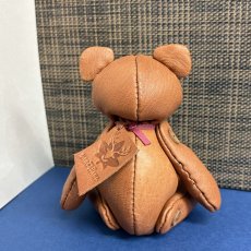 画像2: 【ジビエレザー鹿革】のベルベア★マイスターの手作り「ベルズベア」ウッドブラウンちょっとワイルド　ストラップ1本付 　写真の1点販売です (2)