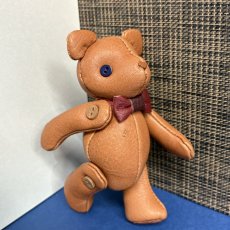 画像4: 【ジビエレザー鹿革】のベルベア★マイスターの手作り「ベルズベア」ウッドブラウンちょっとワイルド　ストラップ1本付 　写真の1点販売です (4)