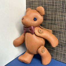 画像5: 【ジビエレザー鹿革】のベルベア★マイスターの手作り「ベルズベア」ウッドブラウンちょっとワイルド　ストラップ1本付 　写真の1点販売です (5)