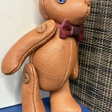 画像7: 【ジビエレザー鹿革】のベルベア★マイスターの手作り「ベルズベア」ウッドブラウンちょっとワイルド　ストラップ1本付 　写真の1点販売です (7)