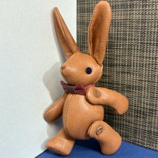 画像3: 【ジビエレザー鹿革】のベルラビ★マイスターの手作り「ベルズラビット」ウッドブラウンちょっとワイルド　ストラップ1本付　 写真の1点販売です (3)