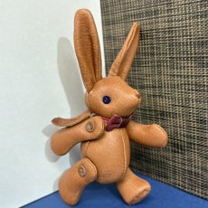 画像6: 【ジビエレザー鹿革】のベルラビ★マイスターの手作り「ベルズラビット」ウッドブラウンちょっとワイルド　ストラップ1本付　 写真の1点販売です (6)