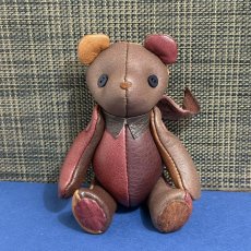 画像1: 【ジビエレザー鹿革】のベルベア★マイスターの手作り「ベルズベア」スペシャルカラフル暖色系　ストラップ1本付 　写真の1点販売です (1)