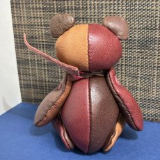 画像2: 【ジビエレザー鹿革】のベルベア★マイスターの手作り「ベルズベア」スペシャルカラフル暖色系　ストラップ1本付 　写真の1点販売です (2)