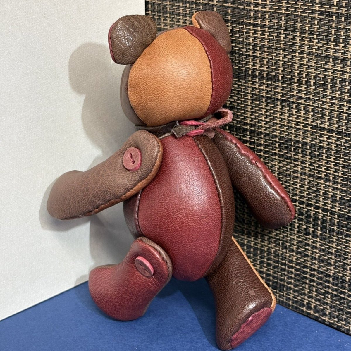 画像5: 【ジビエレザー鹿革】のベルベア★マイスターの手作り「ベルズベア」スペシャルカラフル暖色系　ストラップ1本付 　写真の1点販売です (5)