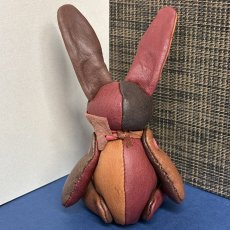 画像2: 【ジビエレザー鹿革】のベルラビ★マイスターの手作り「ベルズラビット」スペシャルカラフル暖色系　ストラップ1本付　 写真の1点販売です (2)