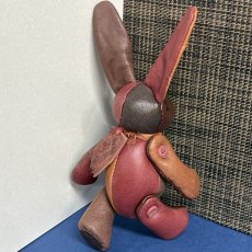 画像4: 【ジビエレザー鹿革】のベルラビ★マイスターの手作り「ベルズラビット」スペシャルカラフル暖色系　ストラップ1本付　 写真の1点販売です (4)