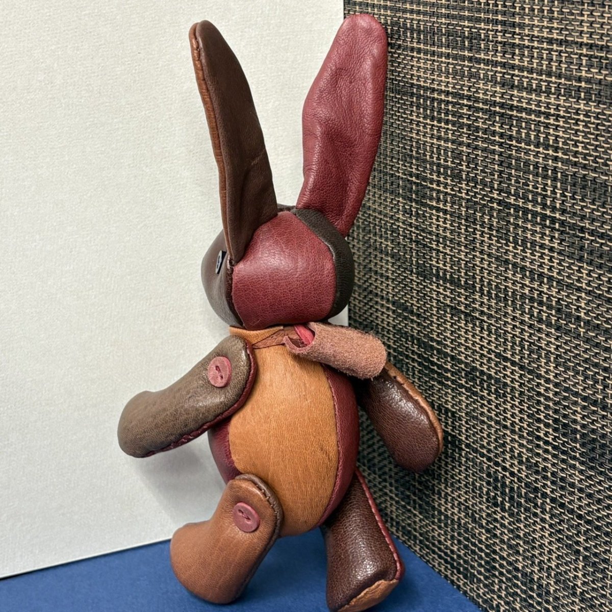 画像5: 【ジビエレザー鹿革】のベルラビ★マイスターの手作り「ベルズラビット」スペシャルカラフル暖色系　ストラップ1本付　 写真の1点販売です (5)