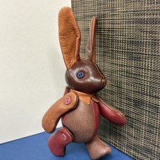 画像6: 【ジビエレザー鹿革】のベルラビ★マイスターの手作り「ベルズラビット」スペシャルカラフル暖色系　ストラップ1本付　 写真の1点販売です (6)