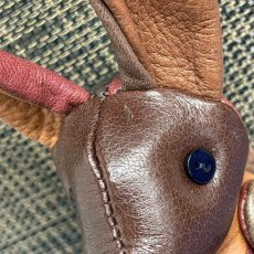 画像7: 【ジビエレザー鹿革】のベルラビ★マイスターの手作り「ベルズラビット」スペシャルカラフル暖色系　ストラップ1本付　 写真の1点販売です (7)